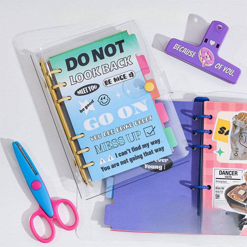 Retro American Style Loose Leaf Notebook