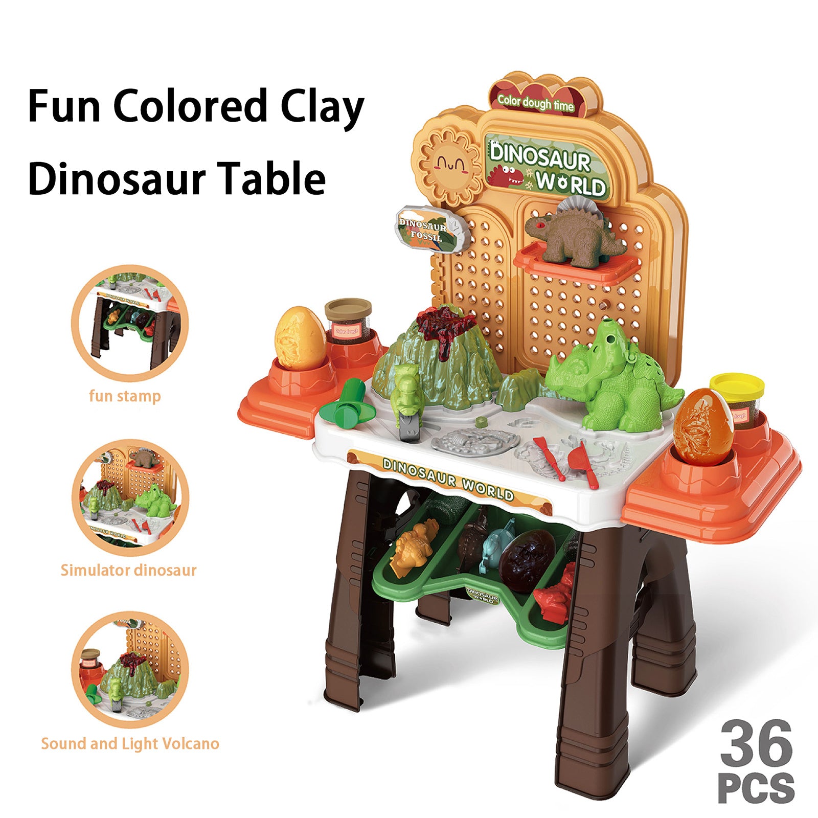 Kids Dino Mud Table for Science Education