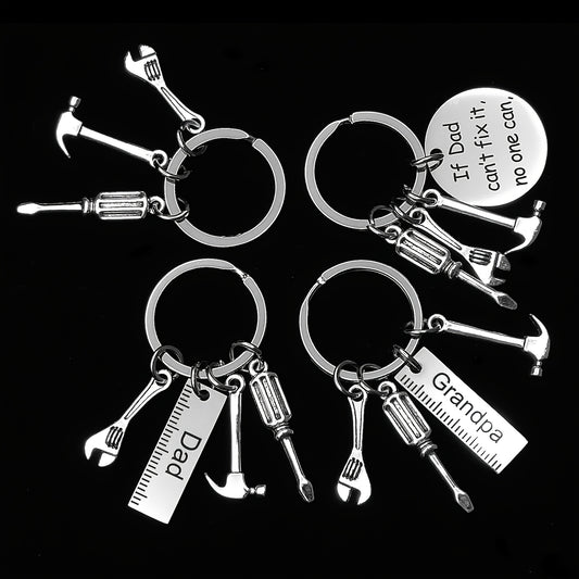 Mini Stainless Steel Tool Keychain for Men Women