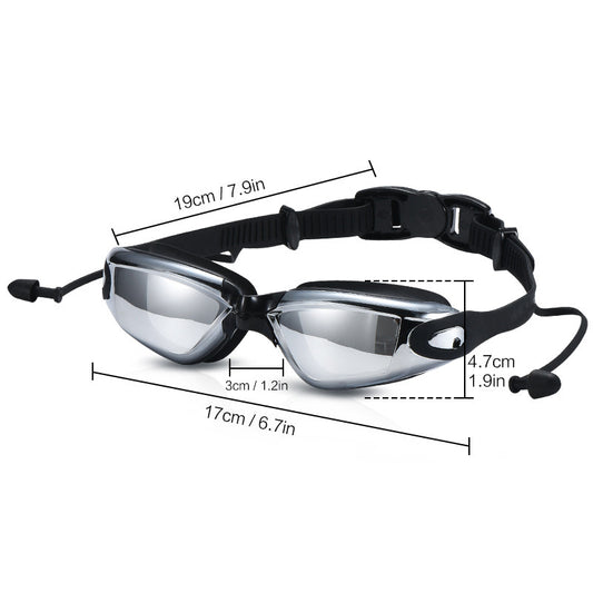 5pcs Waterproof Anti Fog Swimming Goggles for Men Women with Accessories