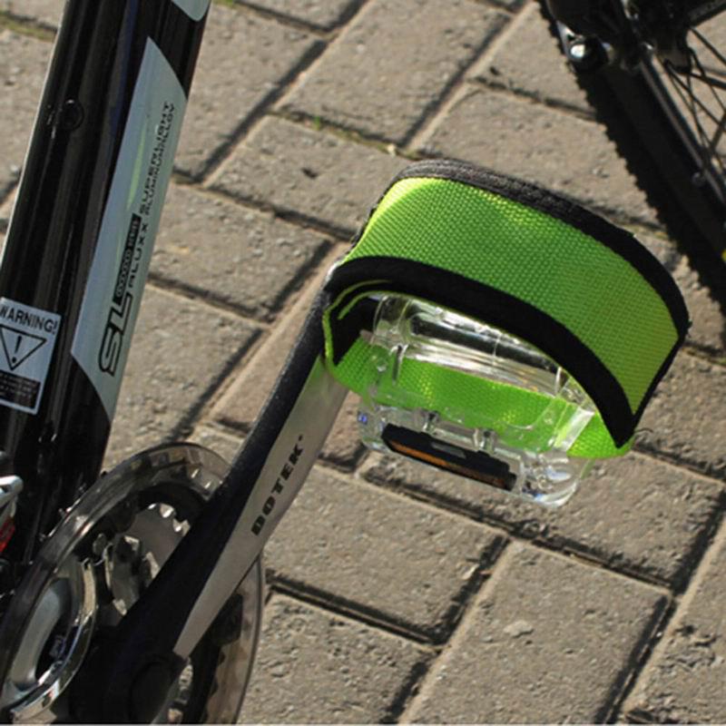 4colors Bike Pedals Belt Nylon Anti-slip Ultralight