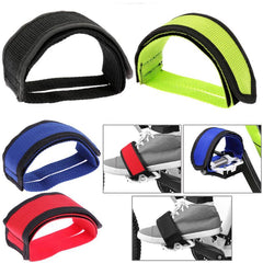 4colors Bike Pedals Belt Nylon Anti-slip Ultralight