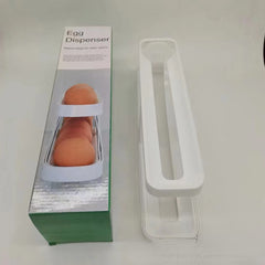 Rolling Egg Dispenser Holder Fridge Storage