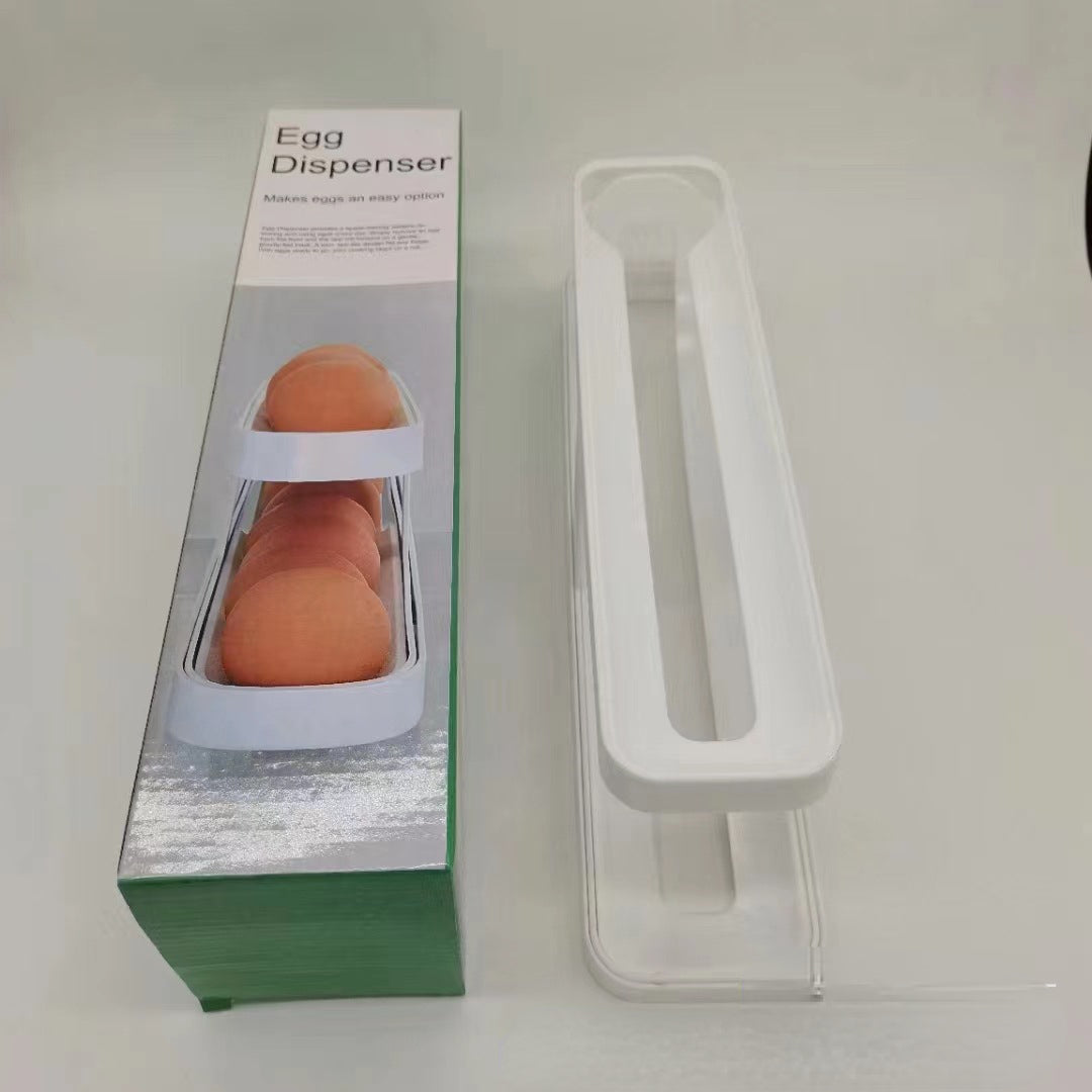 Rolling Egg Dispenser Holder Fridge Storage