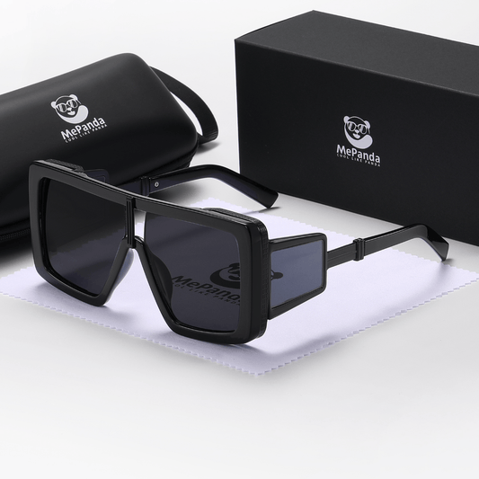 MePanda Vintage Square Frame Sunglasses