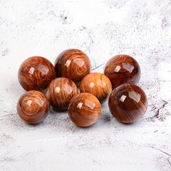 2pcs Wooden Hand Massage Balls Body Relaxation Pain Relief