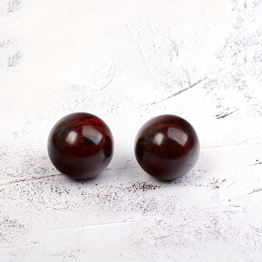 2pcs Wooden Hand Massage Balls Body Relaxation Pain Relief