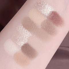 12-Color Small Town Eyeshadow Palette Matte Shimmer Sequin Finish Earth Highligh
