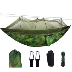 Portable Camping Hammock with Mosquito Net - Backpacking Travel