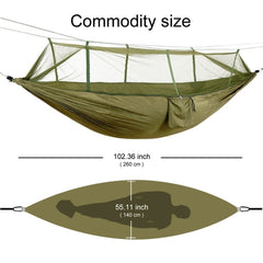 Portable Camping Hammock with Mosquito Net - Backpacking Travel