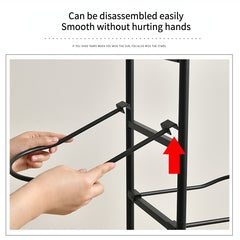 Metal Vertical Ball Rack Garage Storage Organization Stackable Ball Cage