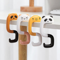 Portable Plastic Bag Animal Hook for Hanging Decorative Table Purse Bag