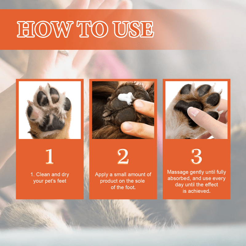 Pet Paw Care Cream Foot Pad Protection for Cats Dogs Paws