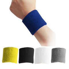 Cotton Wrist Support Wristband Sweat Towel Cuff for Sports