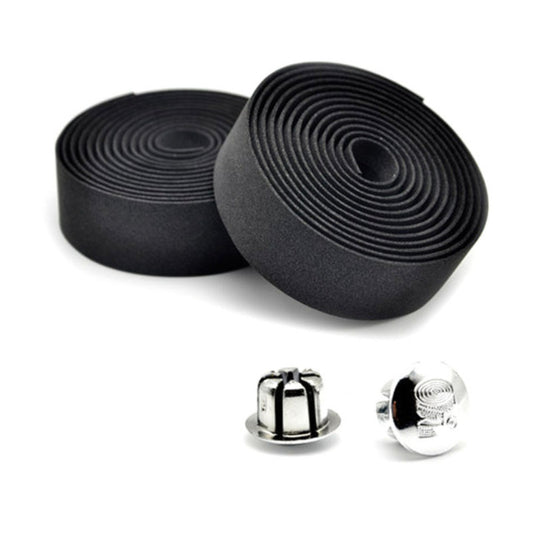 Camouflage Handlebar Tape for Road Bike - Cork Wrap with Bar Plugs