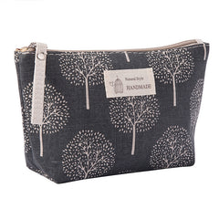 Zipper Cosmetic Pouch Travel Makeup Organizer