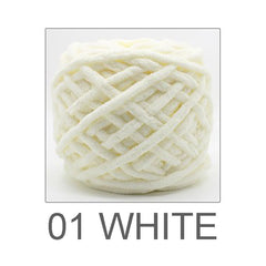 Soft Woolen Thread for Crocheting & Knitting DIY - Ice Strip Thread