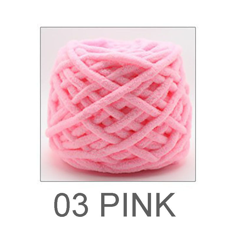 Soft Woolen Thread for Crocheting & Knitting DIY - Ice Strip Thread