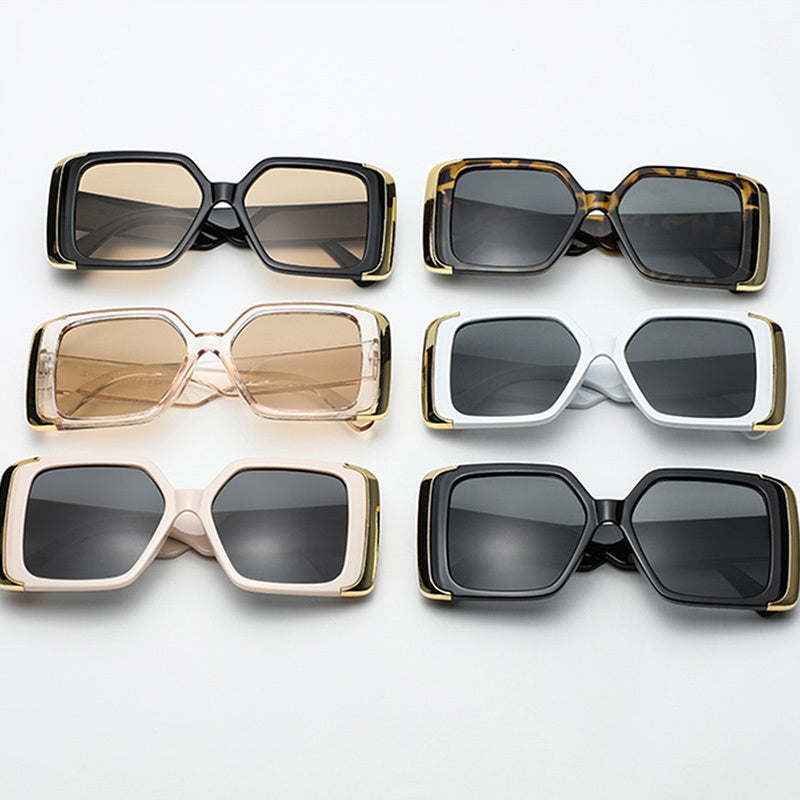 Square Sunglasses Vintage UV400 Sun Shades for Men Women