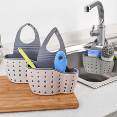 Thickened Double Layer Sink Hanging Bag Storage Rack