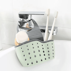 Thickened Double Layer Sink Hanging Bag Storage Rack