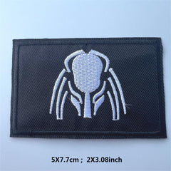 4pcs Punk Embroidered DIY Stickers for Assault Jacket