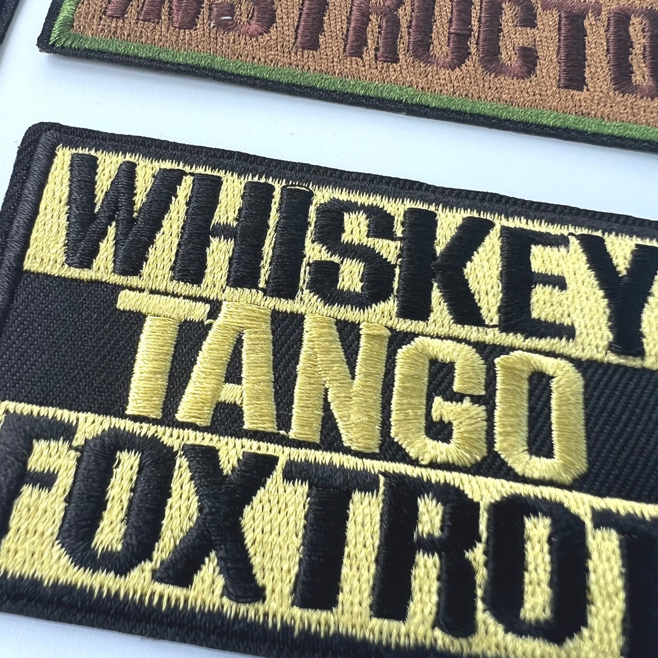 4pcs Punk Embroidered DIY Stickers for Assault Jacket
