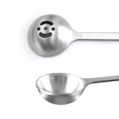 Stainless Steel Olive Spoon With Drain Hole Slotted Spoon