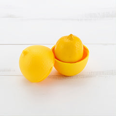 Lemon Shaped Fruit Container with Lid Avocado Preservation Box