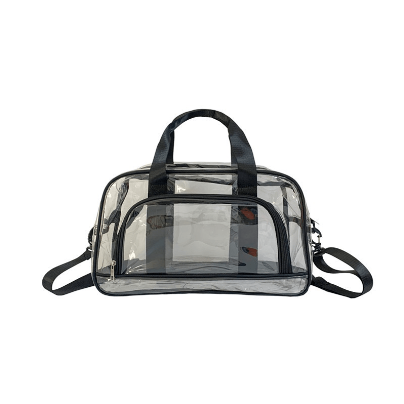 Clear PVC Travel Tote Bag - Large Capacity, Fitness & Beach Bag