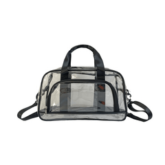 Clear PVC Travel Tote Bag - Large Capacity, Fitness & Beach Bag