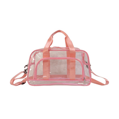 Clear PVC Travel Tote Bag - Large Capacity, Fitness & Beach Bag