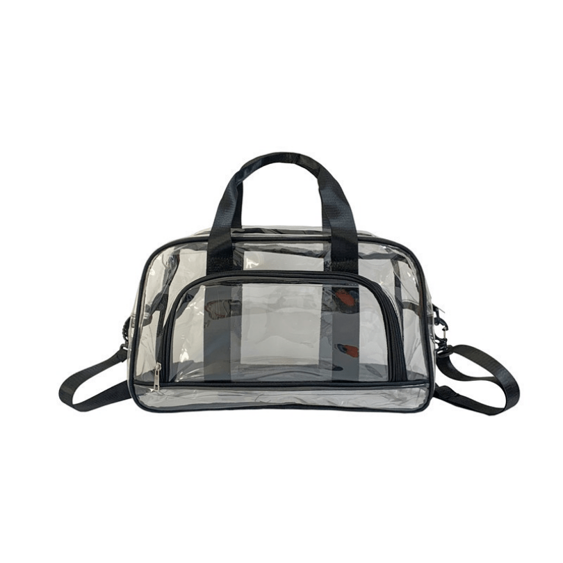 Clear PVC Travel Tote Bag - Large Capacity, Fitness & Beach Bag