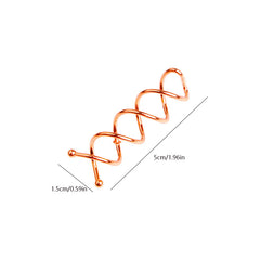 3pcs Golden Hair Pin Bun Style Maker Pins