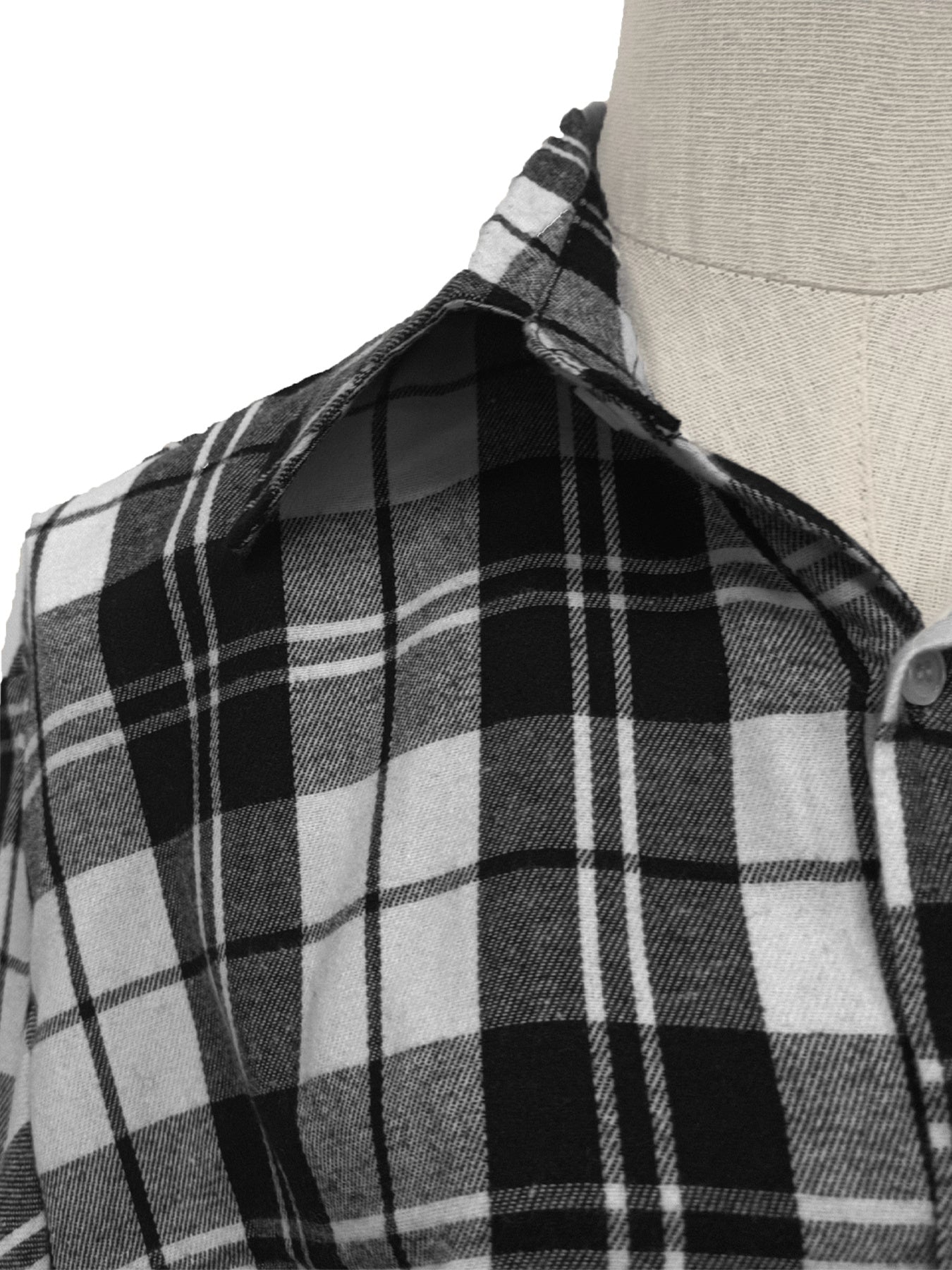 Plaid Long Sleeve Shirt Outdoor Casual Loose Shirt