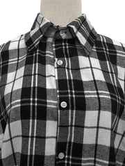Plaid Long Sleeve Shirt Outdoor Casual Loose Shirt