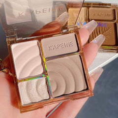 Highlighter Bronzer Palette Face Shading Contouring Powder Makeup