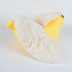 Cozy Banana Cat Bed Snuggly Cave For Your Furry