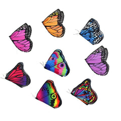 Colorful Butterfly Wings Shawl Thin Chiffon Poncho Scarf Child Cosplay