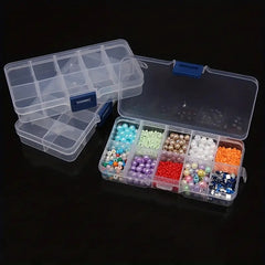 Adjustable Storage Box Jewelry Beads Charms Organizer Container DIY Craft