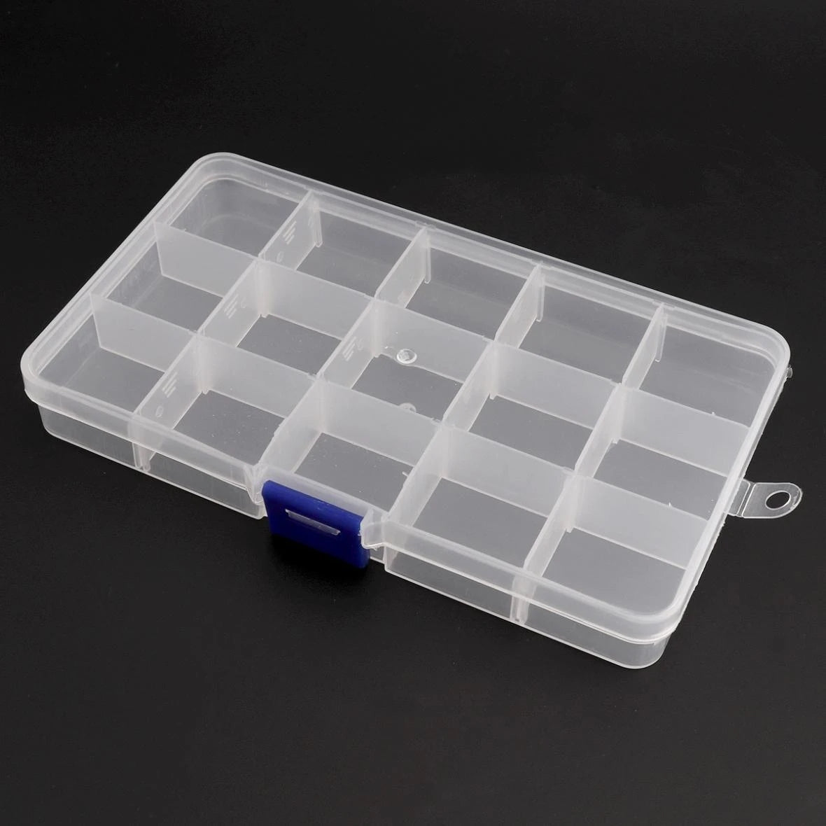Adjustable Storage Box Jewelry Beads Charms Organizer Container DIY Craft