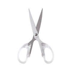 3pcs Set Safety Art Scissors Transparent Stainless Steel Household Scissors