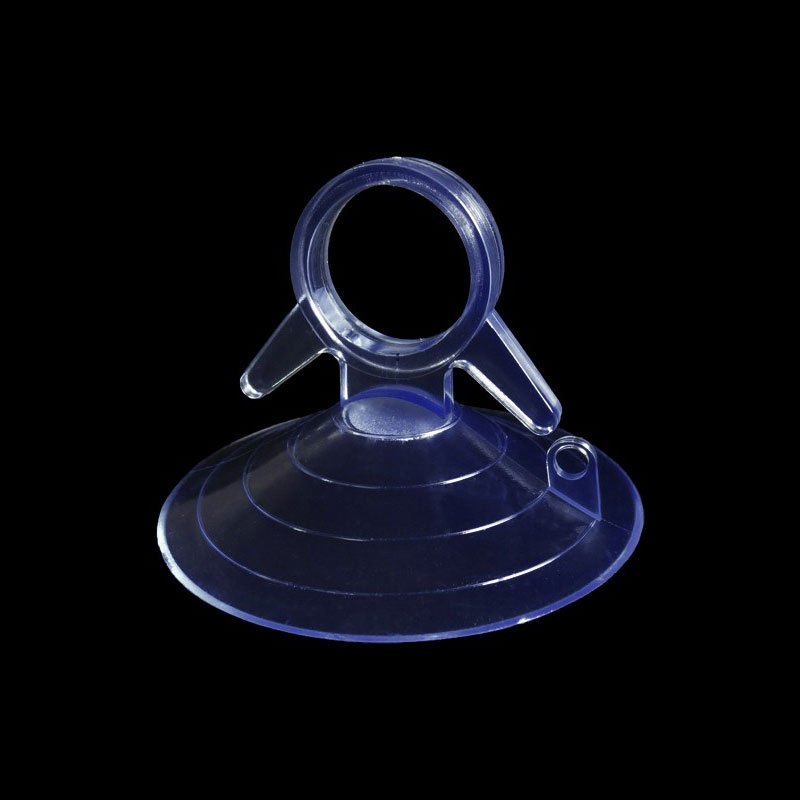 10PCS 45mm Rubber Clear Suction Cup Hook for Car Sunshade