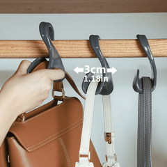 Handbag Hat Silky Scarf Storage Rack for Clothing Stores
