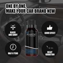 Car Plastic Refurbishment Interior Panel Wax Varnish