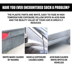 Car Plastic Refurbishment Interior Panel Wax Varnish