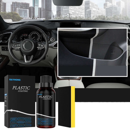 Car Plastic Refurbishment Interior Panel Wax Varnish