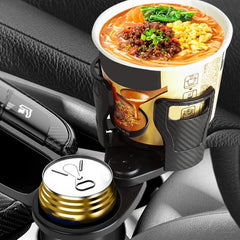 Car Cup Holder Extender Auto 2 In 1 Cup Holder Automobile 360 Degree Rotation