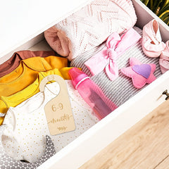 7-Piece Baby Closet Size Divider Set for Newborn Nursery & Infant Clothing
