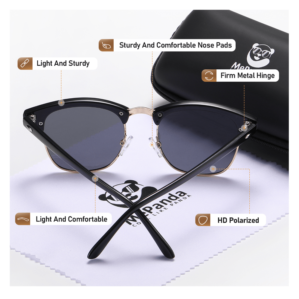 MePanda Unisex Polarized Retro Outdoor Driving Sunglasses